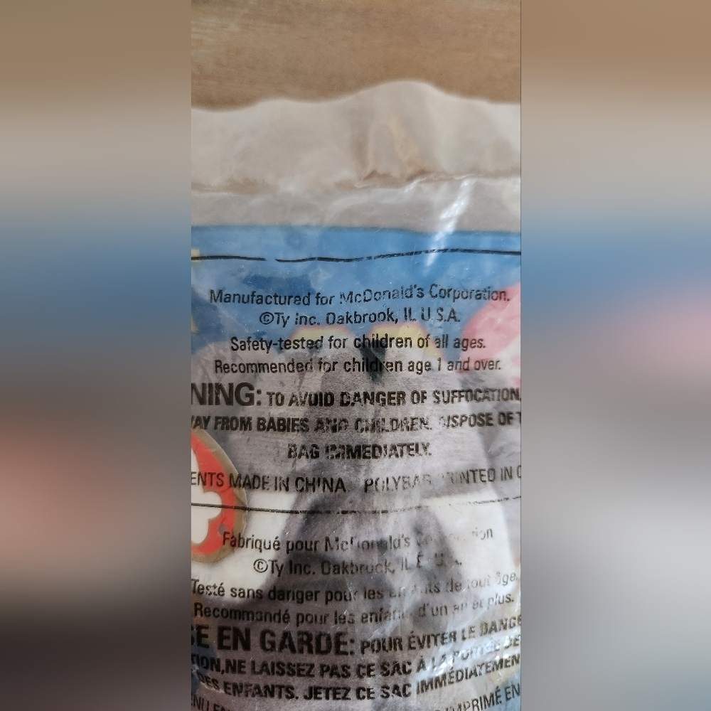 🐻 Ty Beanie Baby “Mel” – McDonald’s Exclusive 1998, Still Sealed - Picture 6 of 11